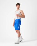 CASTELLI Cyklistické nohavice krátke s trakmi - AERO RACE S KIT - modrá