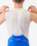 CASTELLI Cyklistické nohavice krátke s trakmi - AERO RACE S KIT - modrá
