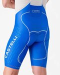 CASTELLI Cyklistické nohavice krátke s trakmi - AERO RACE S KIT - modrá