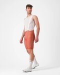 CASTELLI Cyklistické nohavice krátke s trakmi - AERO RACE S KIT - červená