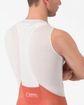 CASTELLI Cyklistické nohavice krátke s trakmi - AERO RACE S KIT - červená