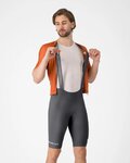 CASTELLI Cyklistické nohavice krátke s trakmi - ESPRESSO 2 - šedá