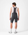 CASTELLI Cyklistické nohavice krátke s trakmi - ESPRESSO 2 - šedá