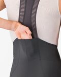CASTELLI Cyklistické nohavice krátke s trakmi - ESPRESSO 2 - šedá