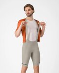 CASTELLI Cyklistické nohavice krátke s trakmi - ESPRESSO 2 - ivory