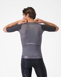 CASTELLI Cyklistický dres s krátkym rukávom - AERO RACE 8S - šedá