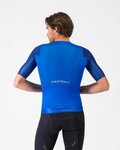 CASTELLI Cyklistický dres s krátkym rukávom - AERO RACE 8S - modrá