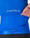 CASTELLI Cyklistický dres s krátkym rukávom - AERO RACE 8S - modrá