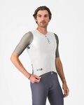 CASTELLI Cyklistický dres s krátkym rukávom - CORRETTO - béžová/ivory