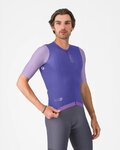 CASTELLI Cyklistický dres s krátkym rukávom - CORRETTO - fialová
