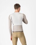 CASTELLI Cyklistický dres s dlhým rukávom letný - CORRETTO LS - béžová/ivory
