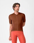 CASTELLI Cyklistický dres s krátkym rukávom - ESPRESSO 2 - hnedá