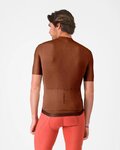 CASTELLI Cyklistický dres s krátkym rukávom - ESPRESSO 2 - hnedá