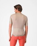 CASTELLI Cyklistický dres s krátkym rukávom - ESPRESSO 2 - béžová