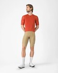 CASTELLI Cyklistický dres s krátkym rukávom - ESPRESSO 2 - červená