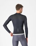 CASTELLI Cyklistický dres s dlhým rukávom letný - ESPRESSO 2 LS - čierna
