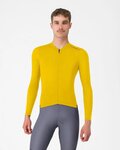 CASTELLI Cyklistický dres s dlhým rukávom letný - ESPRESSO 2 LS - žltá