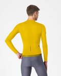 CASTELLI Cyklistický dres s dlhým rukávom letný - ESPRESSO 2 LS - žltá
