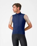 CASTELLI Cyklistická vesta - ESPRESSO 2 - modrá