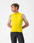 CASTELLI Cyklistická vesta - ESPRESSO 2 - žltá