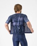 CASTELLI Cyklistický dres s krátkym rukávom - CLIMBER'S A/C - modrá