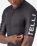 CASTELLI Cyklistický dres s krátkym rukávom - ENTRATA APEX - čierna