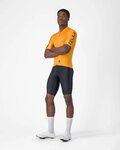 CASTELLI Cyklistický dres s krátkym rukávom - ENTRATA APEX - oranžová
