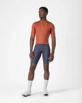 CASTELLI Cyklistický dres s krátkym rukávom - DRITTONE LOGO - červená