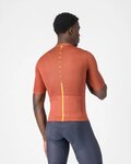 CASTELLI Cyklistický dres s krátkym rukávom - DRITTONE LOGO - červená