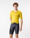 CASTELLI Cyklistická kombinéza - UNLIMITED - žltá/čierna