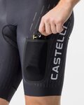 CASTELLI Cyklistická kombinéza - UNLIMITED - žltá/čierna