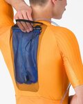 CASTELLI Cyklistická kombinéza - UNLIMITED - oranžová/červená