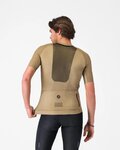 CASTELLI Cyklistický dres s krátkym rukávom - UNLIMITED PRO 2 - béžová