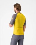 CASTELLI Cyklistický dres s krátkym rukávom - UNLIMITED ENDURANCE 3 - žltá/šedá