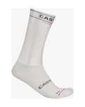 CASTELLI Cyklistické ponožky klasické - FAST FEET 4 - biela