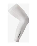 CASTELLI Cyklistické návleky na nohy - UPF 50 + LIGHT LEG 3 - biela