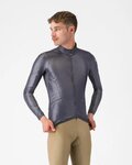 CASTELLI Cyklistická vetruodolná bunda - ARIA SHELL 2 - šedá