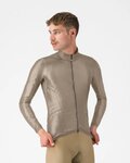 CASTELLI Cyklistická vetruodolná bunda - ARIA SHELL 2 - béžová