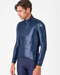 CASTELLI Cyklistická vetruodolná bunda - ARIA SHELL 2 - modrá