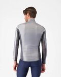 CASTELLI Cyklistická vetruodolná bunda - ARIA SHELL 2 - strieborná