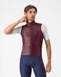 CASTELLI Cyklistická vesta - ARIA 2 - bordová