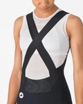 CASTELLI Cyklistické nohavice krátke s trakmi - ESPRESSO 2 W DT - čierna