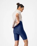 CASTELLI Cyklistické nohavice krátke s trakmi - ESPRESSO 2 W DT - modrá