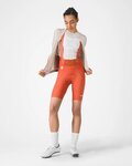 CASTELLI Cyklistické nohavice krátke s trakmi - ESPRESSO 2 W DT - červená