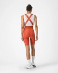 CASTELLI Cyklistické nohavice krátke s trakmi - ESPRESSO 2 W DT - červená