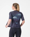 CASTELLI Cyklistický dres s krátkym rukávom - CLIMBER'S A/C W - fialová