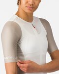 CASTELLI Cyklistický dres s krátkym rukávom - CORRETTO W - béžová/ivory