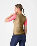 CASTELLI Cyklistický dres s krátkym rukávom - CORRETTO W - zlatá/ružová