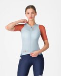 CASTELLI Cyklistický dres s krátkym rukávom - CORRETTO W - modrá/červená