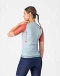 CASTELLI Cyklistický dres s krátkym rukávom - CORRETTO W - modrá/červená